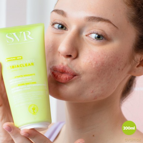 Hydrating cleansing cream for weakened skin Sebiaclear Cleansing Cream - Volume: 200 ml