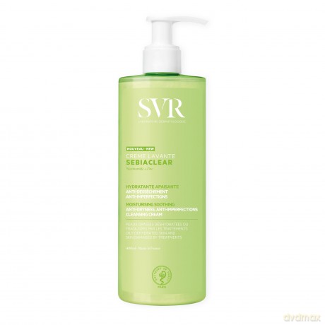 Hydrating cleansing cream for weakened skin Sebiaclear Cleansing Cream - Volume: 400 ml
