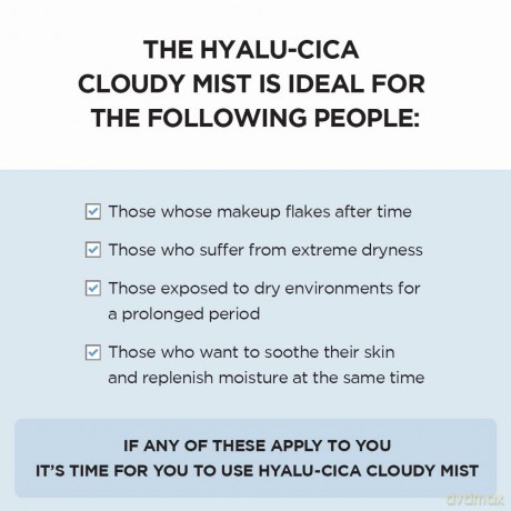 Hydrating face mist Madagascar Centella Hyalu-Cica Cloudy Mist 120 ml
