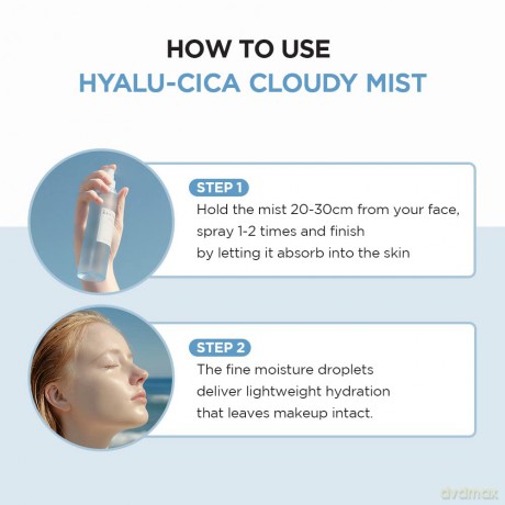 Hydrating face mist Madagascar Centella Hyalu-Cica Cloudy Mist 120 ml