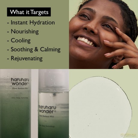 Hydrating facial mist Black Bamboo Mist 150 ml
