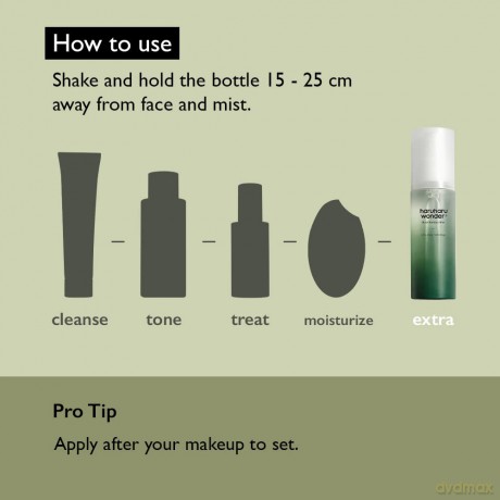 Hydrating facial mist Black Bamboo Mist 80 ml