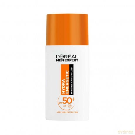 Hydrating fluid SPF 50+ Men Expert Hydra Energetic Invisible Anti-UV Fluid 50 ml