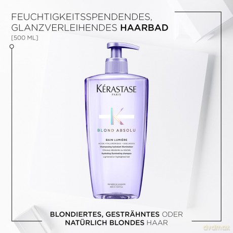 Hydrating Illuminating Shampoo for Lightened and Highlighted Hair Blond Absolu Bain Lumire Hydrating Illuminating Shampoo - Volume: 500 ml