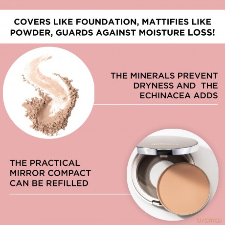 Hydrating mineral makeup Hydra Mineral Compact Foundation 10 g - Shade: 67 Natural Peach