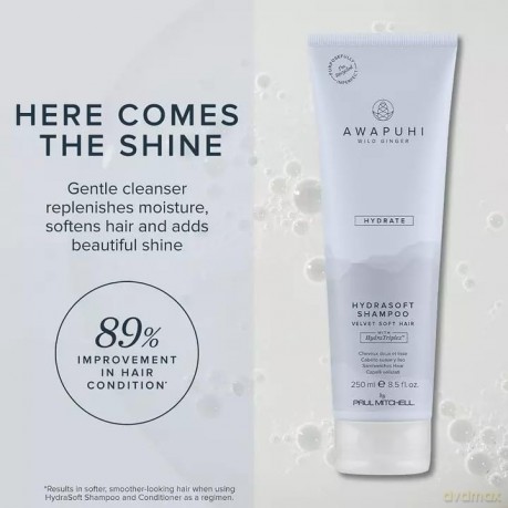 Hydrating shampoo Awapuhi HydraSoft Shampoo - Volume: 250 ml