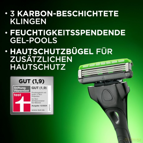 Hydro 3 Skin Protection razor + 9 heads