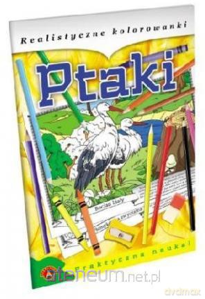 Realistyczne kolorowanki - Ptaki ALEX [KSIĄŻKA]