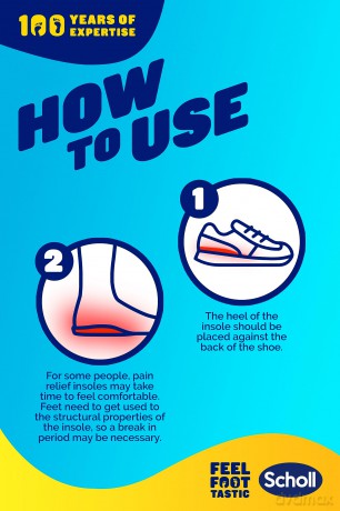 In-Balance Heel Orthopedic Insoles Pain Relief Insole 1 pair - Variant: Medium