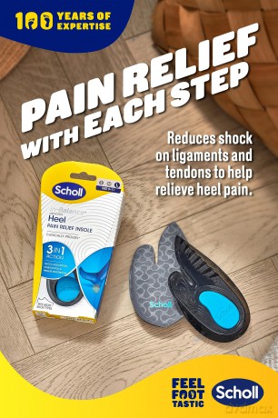 In-Balance Heel Orthopedic Insoles Pain Relief Insole 1 pair - Variant: Medium