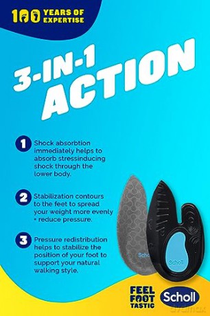 In-Balance Heel Orthopedic Insoles Pain Relief Insole 1 pair - Variant: Small