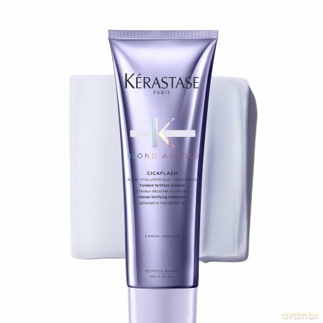 Intensive deep care for lightened or highlighted hair Blond Absolu Cicaflash Intense Fortifying Treatment 250 ml