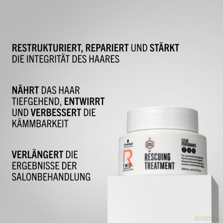 Intensive treatment for extremely damaged hair R-Two Bonacure Rescuing Treatment - Volume: 200 ml
