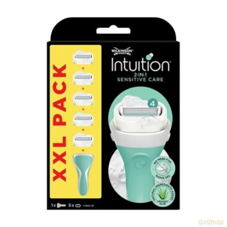 Intuition 2in1 Sensitive Care WomenÂ´s Shaver + 5 Heads