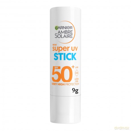 Invisible Sunscreen Stick SPF 50+ Ambre Solaire Super UV Stick 9 ml