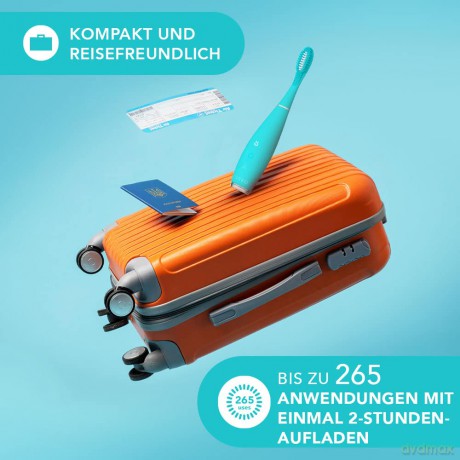 ISSA MINI 3 Ultra-Hygienic Sonic Toothbrush 4 in 1 - Variant: Summer Sky