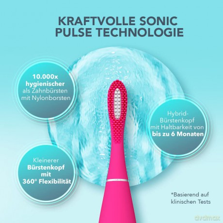 ISSA MINI 3 Ultra-Hygienic Sonic Toothbrush 4 in 1 - Variant: Wild Strawberry