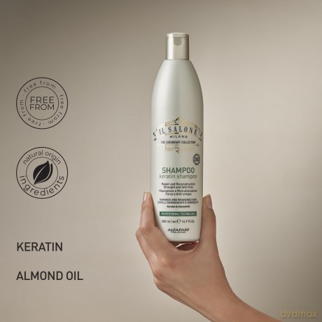 Keratin Shampoo for weak and damaged hair Keratin Shampoo - Volume: 500 ml