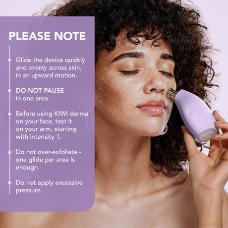 KIWI Derma Microdermabrasion device for cleansing and renewing the skin
