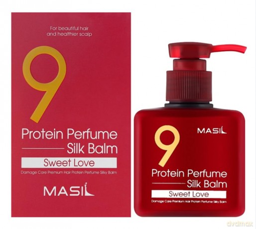 Leave-in hair balm with proteins Sweet Love 9 Protein Perfume Silk Balm 180 ml