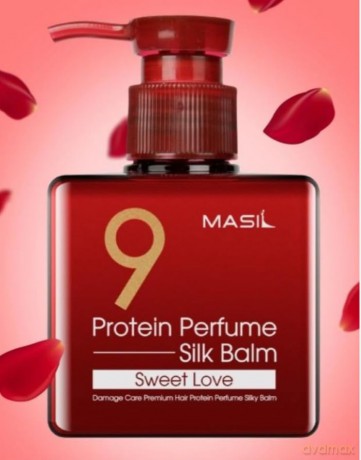 Leave-in hair balm with proteins Sweet Love 9 Protein Perfume Silk Balm 180 ml