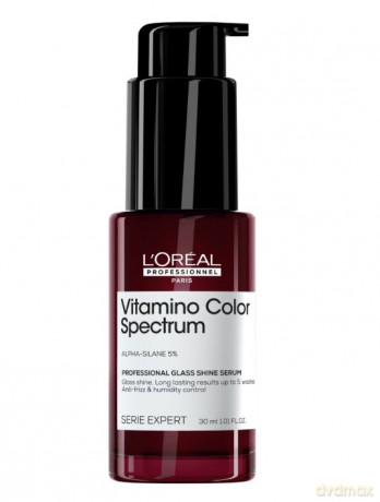 Leave-in serum for colored hair Vitamino Color Spectrum Professional Glass Shine Serum - Volume: 30 ml