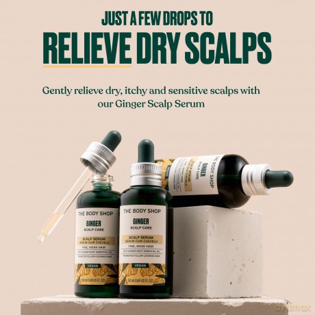 Leave-in serum for dry and scaly scalp Ginger Scalp Serum 50 ml