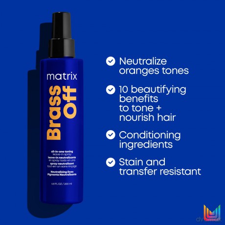 Leave-in spray for neutralizing yellow and brass tones of hair Brass Off Neutralizing All-In-One Toning Leave-In Spray 200 ml