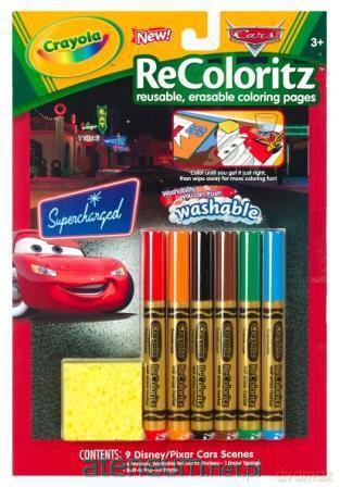 Rekolorowanka Cars. CRAYOLA [ZABAWKA]