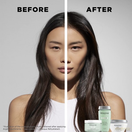 Light mask for immediate restoration of hydration of hair Specifique Masque Rehydratant 200 ml
