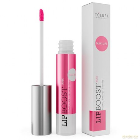 Lip boost lip gloss Plumped-Up Effect Lip Gloss 8 ml - Shade: Rose