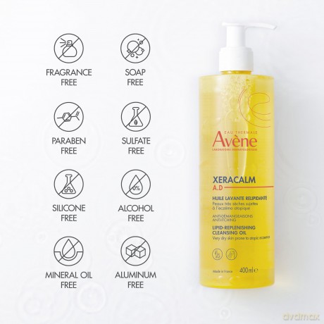 Lipid-Replenishing Cleansing Oil XeraCalm AD Lipid-Replenishing Cleansing Oil for dry skin - Volume: 750 ml