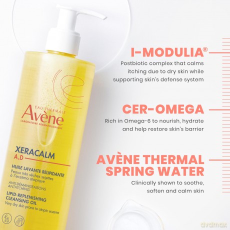 Lipid-Replenishing Cleansing Oil XeraCalm AD Lipid-Replenishing Cleansing Oil for dry skin - Volume: 750 ml