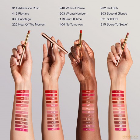 Lipstick with intense shine Pure Color Explicit Slick Shine Lipstick 7 g - Shade: 914 Adrenaline Rush