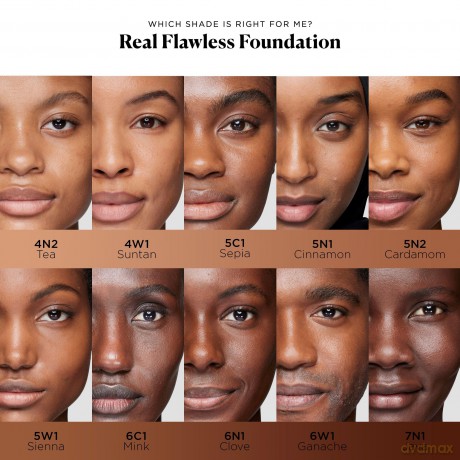 Liquid make-up Real Flawless Foundation 30 ml - Shade: 6W1 Ganache