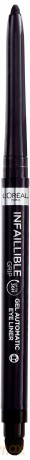 Long-lasting gel eyeliner Infaillible Grip 36h Gel Automatic Liner 5 g - Shade: 002 Matte Black