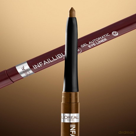 Long-lasting gel eyeliner Infaillible Grip 36h Gel Automatic Liner 5 g - Shade: 12 Bronzed Expresso