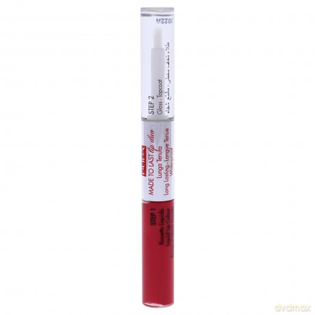 Long-lasting liquid lipstick Made To Last Lip Duo Liquid Lip Colour 2 x 4 ml - Shade: 001 Hot Coral