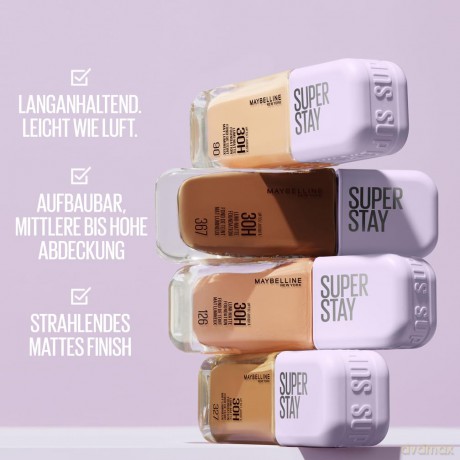 Long-lasting mattifying makeup Super Stay Lumi-Matte Foundation 35 ml - Shade: 115