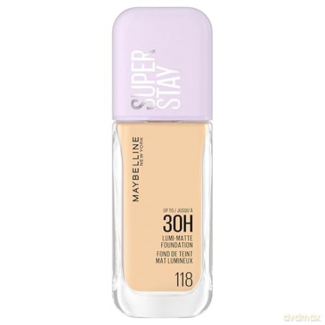 Long-lasting mattifying makeup Super Stay Lumi-Matte Foundation 35 ml - Shade: 118