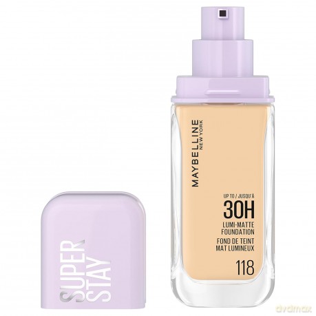 Long-lasting mattifying makeup Super Stay Lumi-Matte Foundation 35 ml - Shade: 118