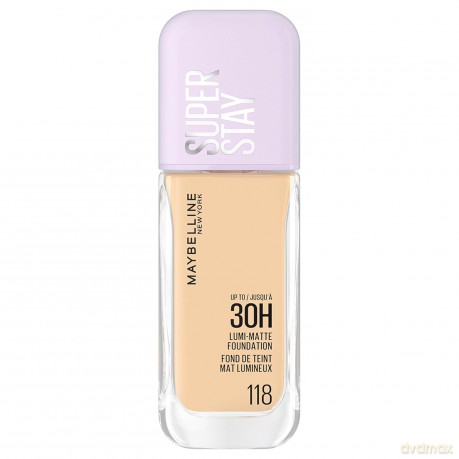 Long-lasting mattifying makeup Super Stay Lumi-Matte Foundation 35 ml - Shade: 118