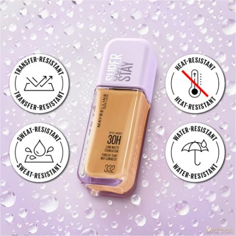 Long-lasting mattifying makeup Super Stay Lumi-Matte Foundation 35 ml - Shade: 128