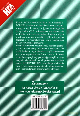 Repetytorium Od A do Z - J.włoski w.2010 KRAM [KSIĄŻKA]