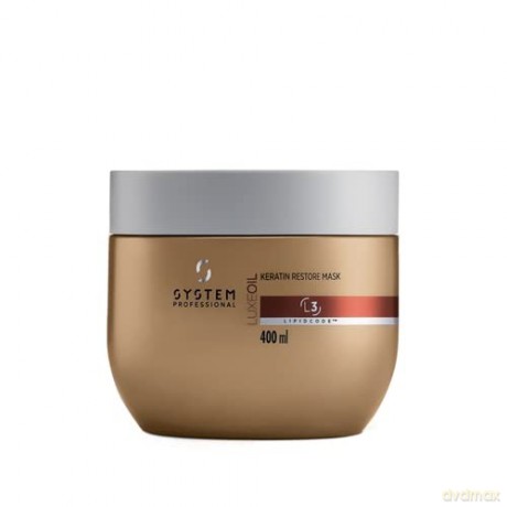 LuxeOil Keratin Restore Mask - Volume: 400 ml