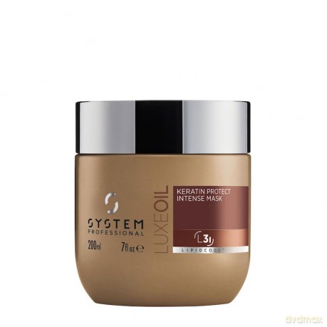 LuxeOil Nourishing Hair Mask Keratin Protect Intense Mask - Volume: 200 ml