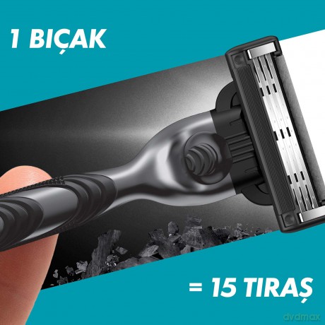 Mach3 Charcoal shaver + 2 heads