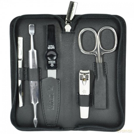 Manicure set 5 pieces black