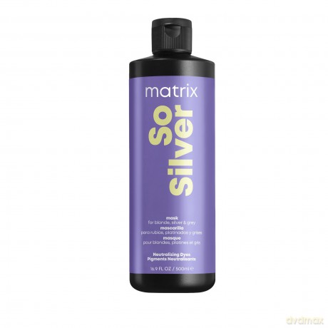 Mask for blond hair neutralizing yellow tones So Silver Neutralizing Mask 500 ml