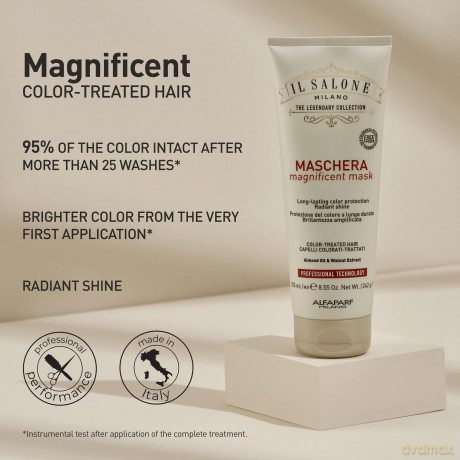 Mask for colored hair Magnificent Mask - Volume: 250 ml